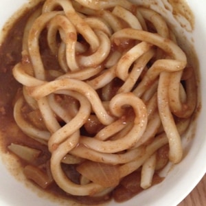 余ったカレーでこってりカレーうどん